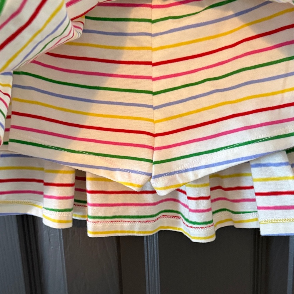 Boden Multicolor Striped Skirt with Pink Accent - Picture 6 of 6